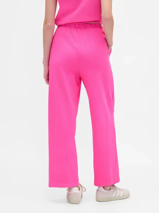Pantalon droit en coton épais