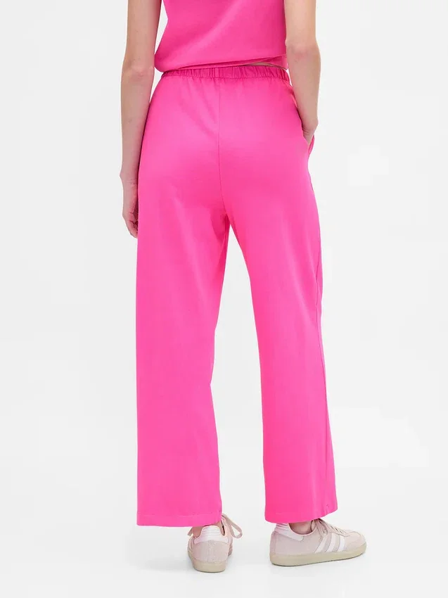 Pantalon droit en coton épais