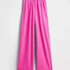 Pantalon droit en coton épais