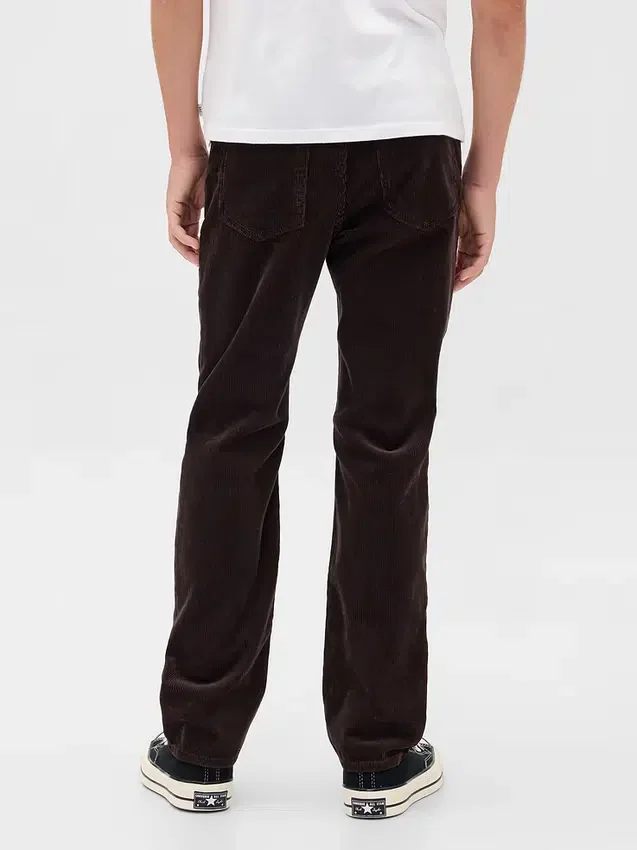 Pantalon droit en velours côtelé pour enfant, style original des années 90