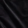 Pantalon droit slim en velours taille basse style années 90