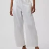 Pantalon Easy Barrel en popeline