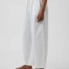 Pantalon Easy Barrel en popeline