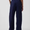 Pantalon Easy Barrel en popeline