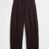 Pantalon Easy Barrel en popeline