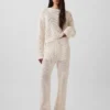 Pantalon en coton 100 % au crochet
