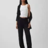 Pantalon en coton 100 % au crochet