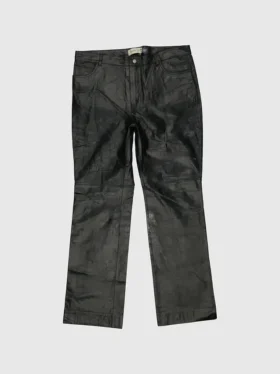 Pantalon en cuir Gapvintage pour femme des années 90 - taille 16