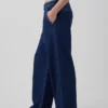 Pantalon en denim à taille basse et plis 365