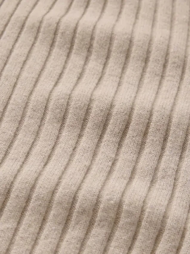 Pantalon en maille CashSoft à larges côtes