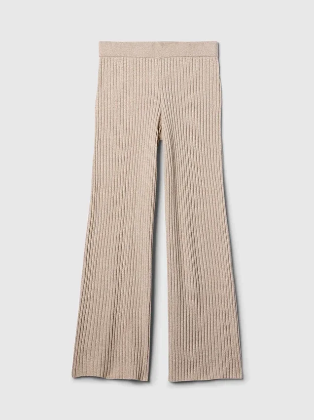 Pantalon en maille CashSoft à larges côtes