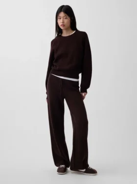 Pantalon en maille « Shaker Stitch » CashSoft