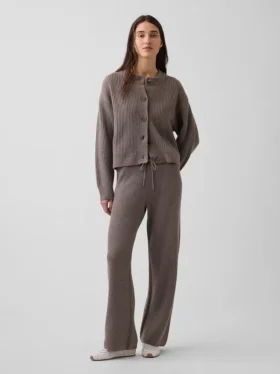 Pantalon en maille « Shaker Stitch » CashSoft