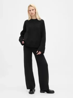 Pantalon en maille « Shaker Stitch » CashSoft