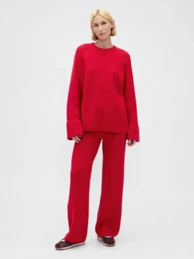 Pantalon en maille « Shaker Stitch » CashSoft