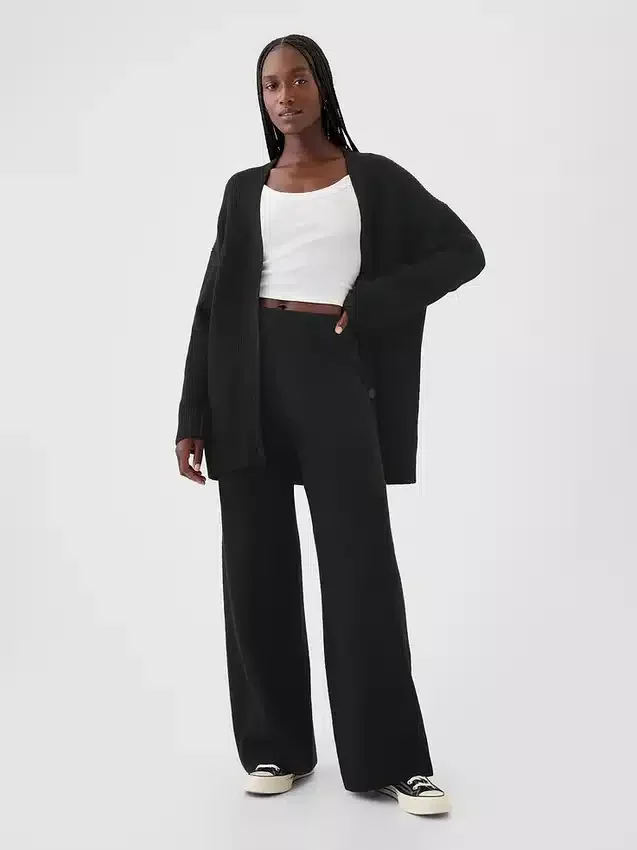 Pantalon en maille « Shaker Stitch » CashSoft