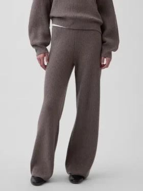 Pantalon en maille « Shaker Stitch » CashSoft