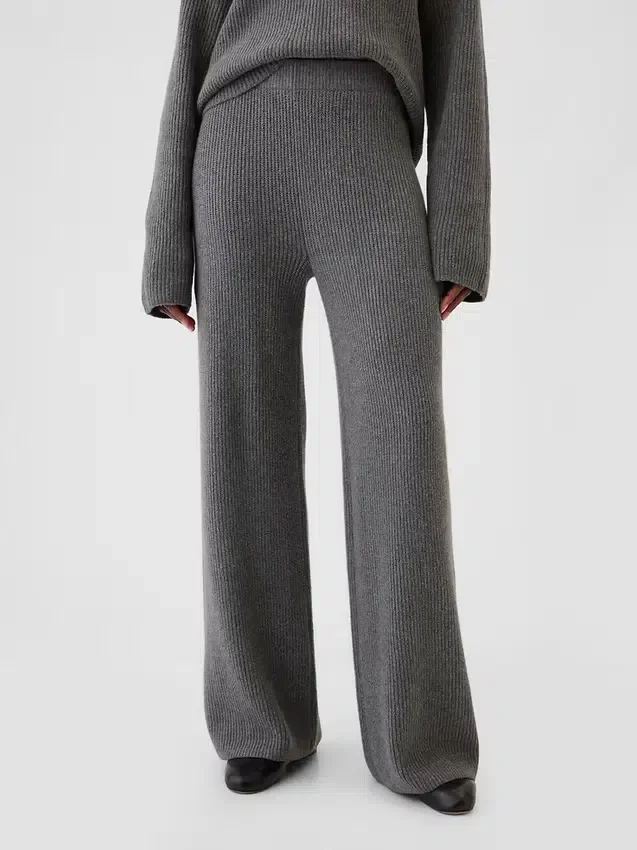 Pantalon en maille « Shaker Stitch » CashSoft