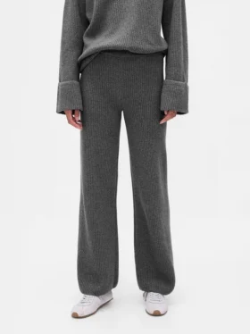 Pantalon en maille « Shaker Stitch » CashSoft