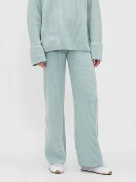 Pantalon en maille « Shaker Stitch » CashSoft