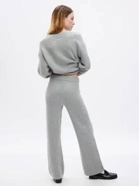 Pantalon en maille « Shaker Stitch » CashSoft