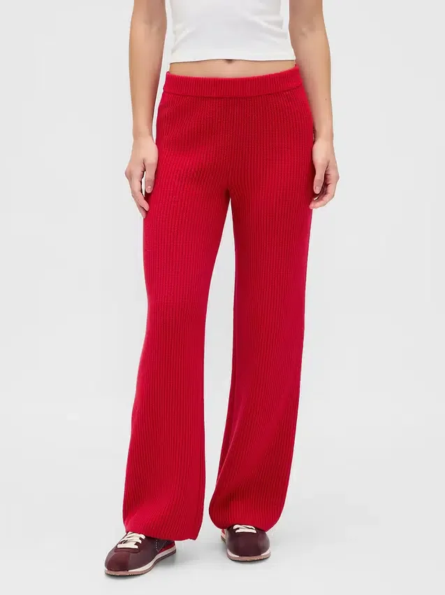 Pantalon en maille « Shaker Stitch » CashSoft