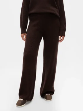 Pantalon en maille « Shaker Stitch » CashSoft
