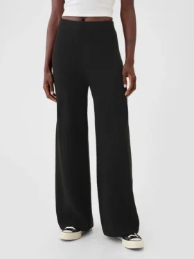 Pantalon en maille « Shaker Stitch » CashSoft