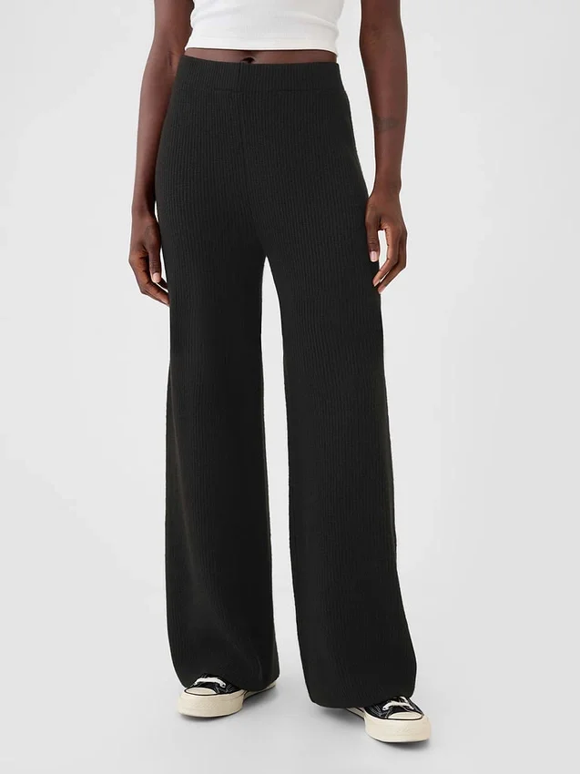 Pantalon en maille « Shaker Stitch » CashSoft