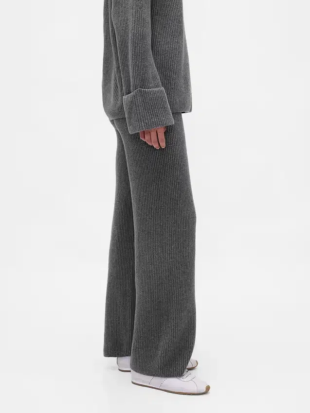 Pantalon en maille « Shaker Stitch » CashSoft