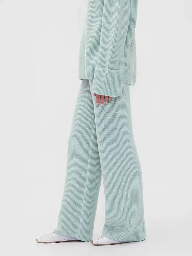 Pantalon en maille « Shaker Stitch » CashSoft