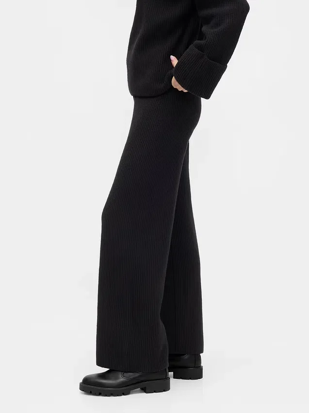 Pantalon en maille « Shaker Stitch » CashSoft