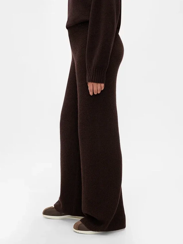 Pantalon en maille « Shaker Stitch » CashSoft