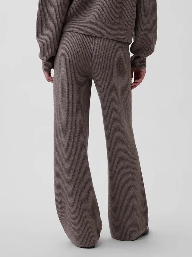 Pantalon en maille « Shaker Stitch » CashSoft