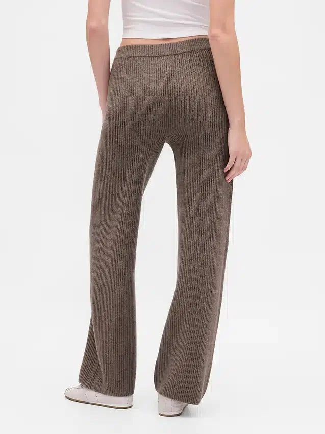 Pantalon en maille « Shaker Stitch » CashSoft