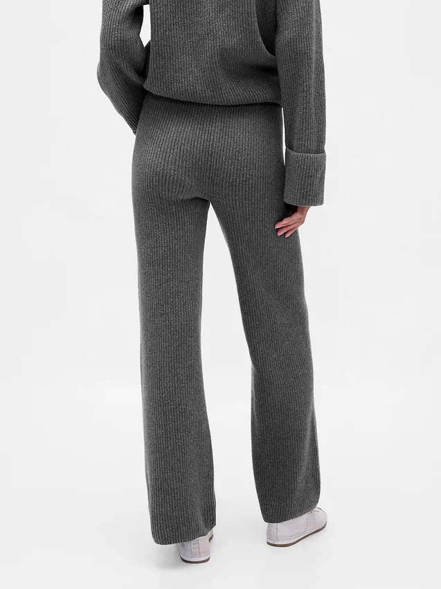 Pantalon en maille « Shaker Stitch » CashSoft