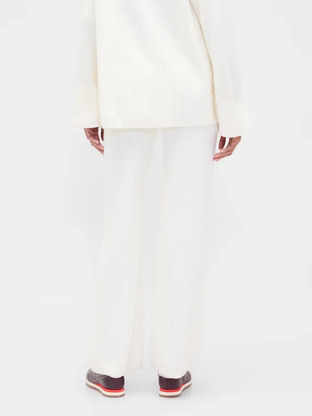 Pantalon en maille « Shaker Stitch » CashSoft