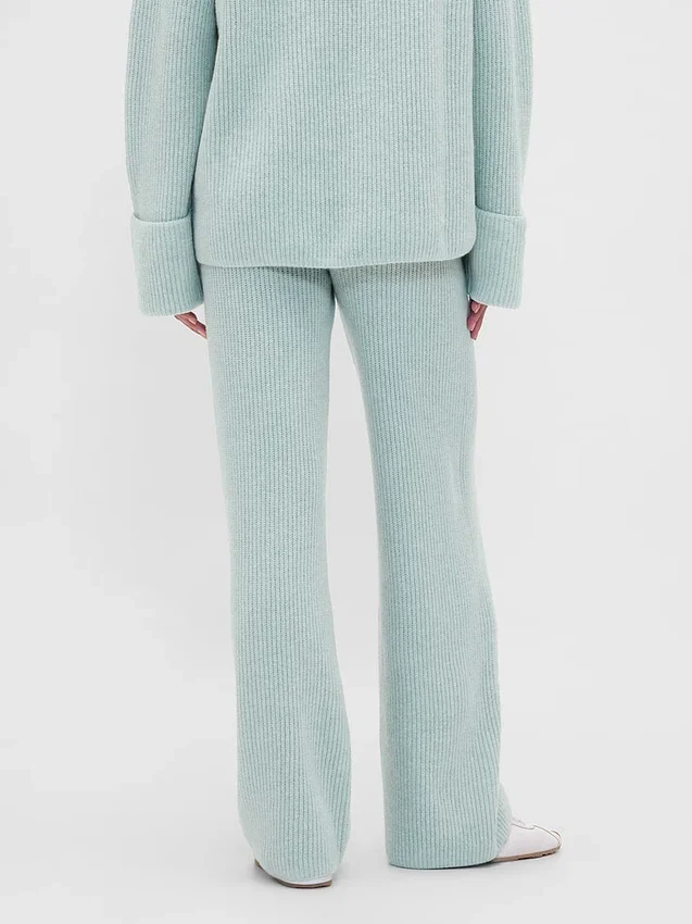 Pantalon en maille « Shaker Stitch » CashSoft