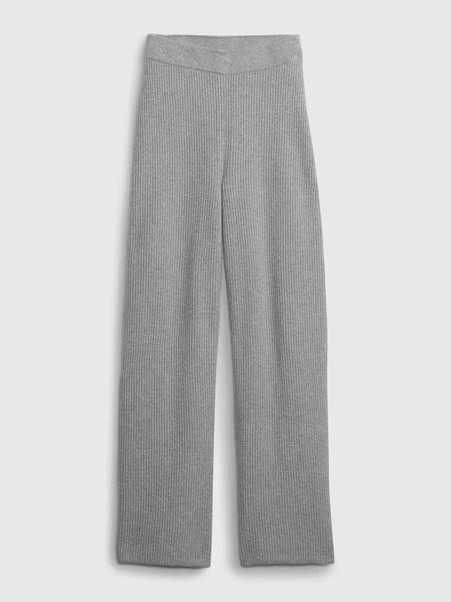 Pantalon en maille « Shaker Stitch » CashSoft