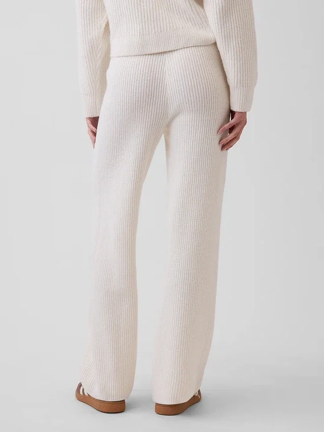 Pantalon en maille « Shaker Stitch » CashSoft