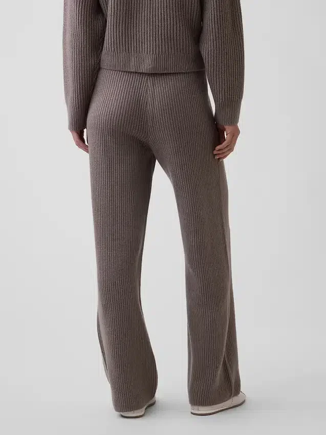 Pantalon en maille « Shaker Stitch » CashSoft