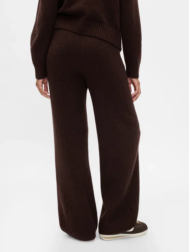 Pantalon en maille « Shaker Stitch » CashSoft
