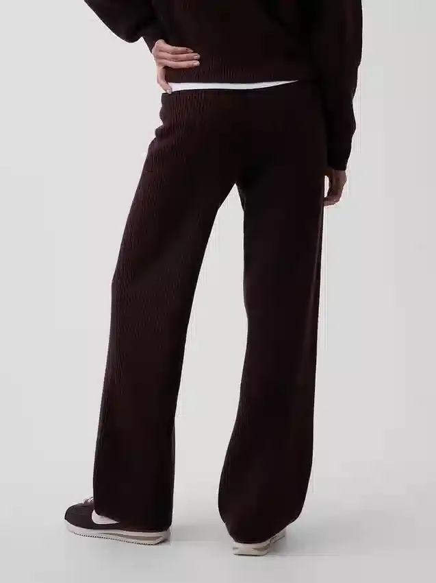 Pantalon en maille « Shaker Stitch » CashSoft