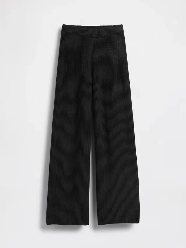 Pantalon en maille « Shaker Stitch » CashSoft