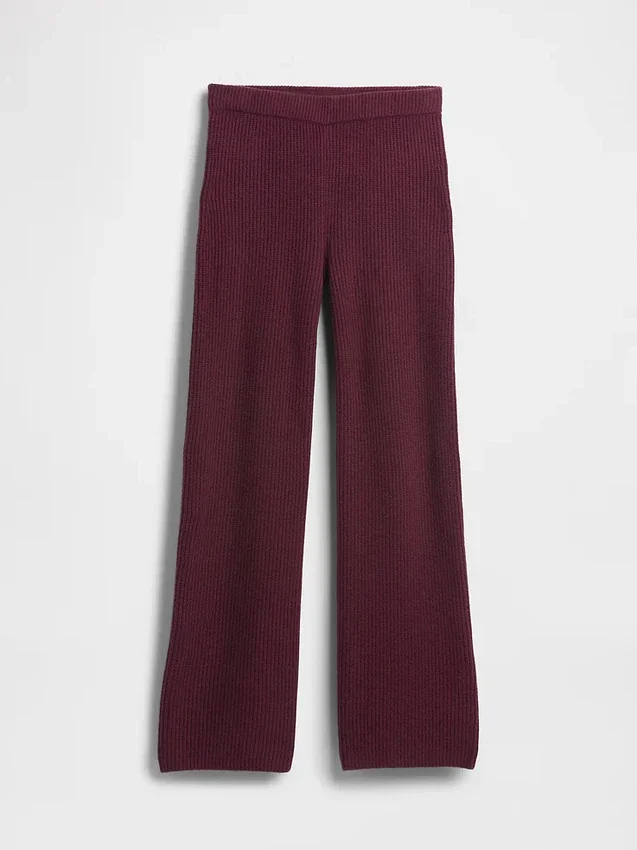 Pantalon en maille « Shaker Stitch » CashSoft