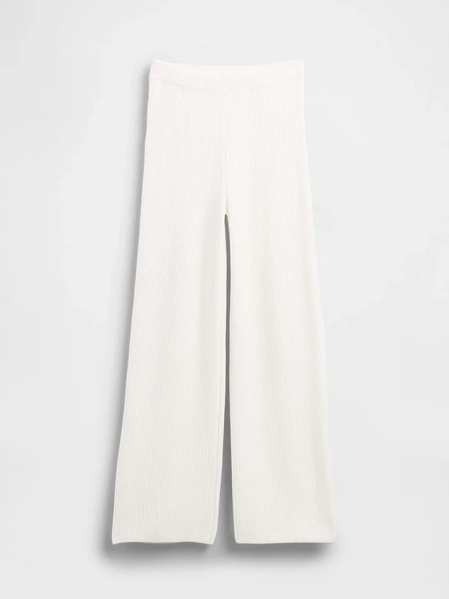 Pantalon en maille « Shaker Stitch » CashSoft