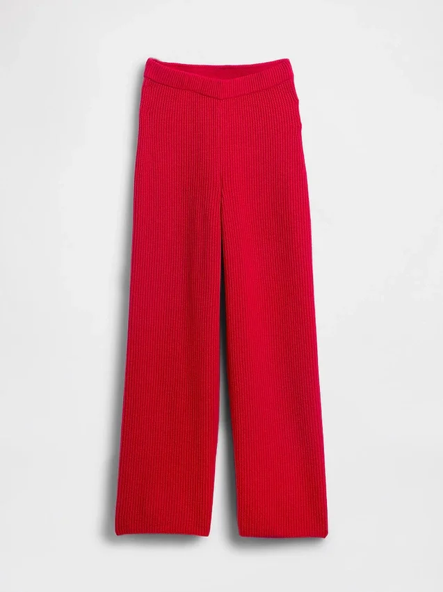 Pantalon en maille « Shaker Stitch » CashSoft