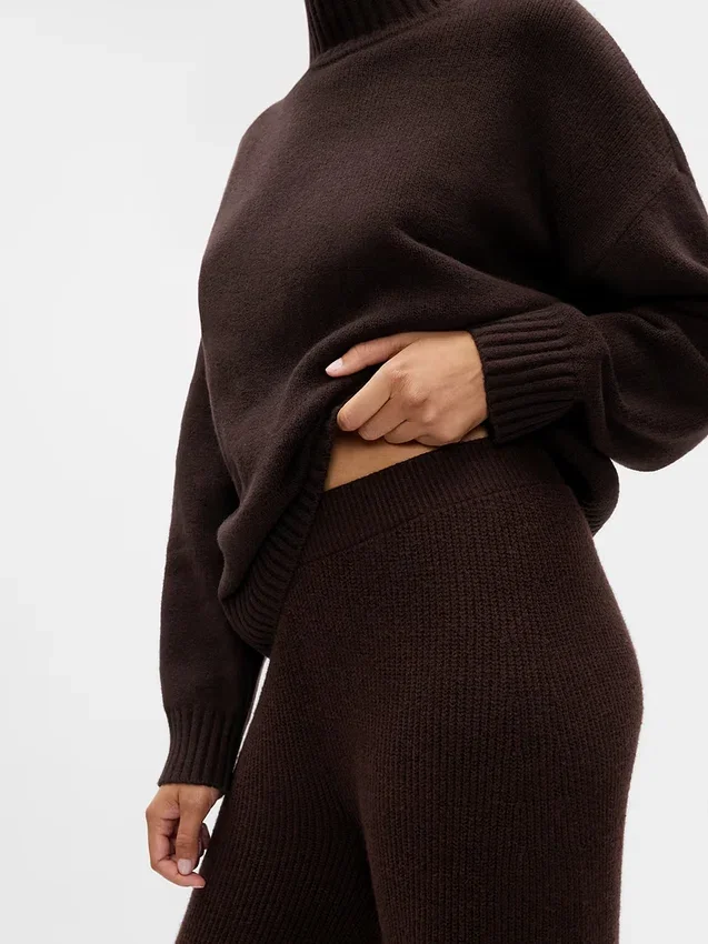 Pantalon en maille « Shaker Stitch » CashSoft