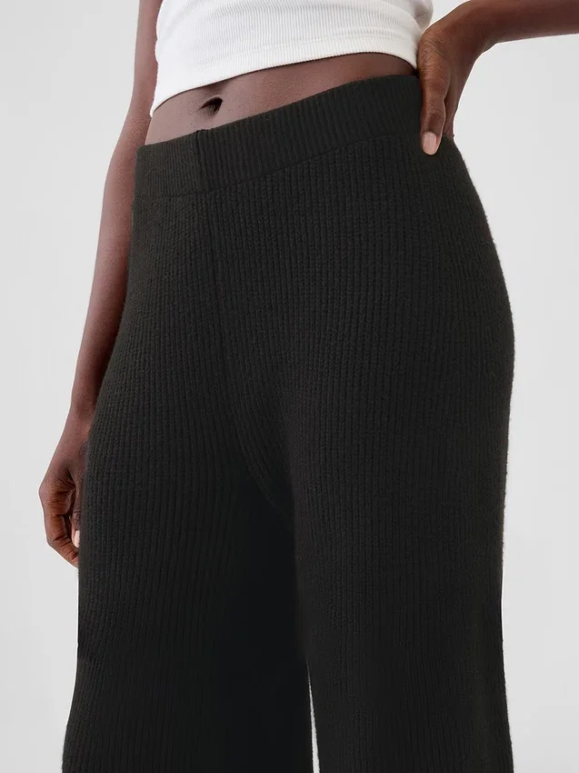Pantalon en maille « Shaker Stitch » CashSoft