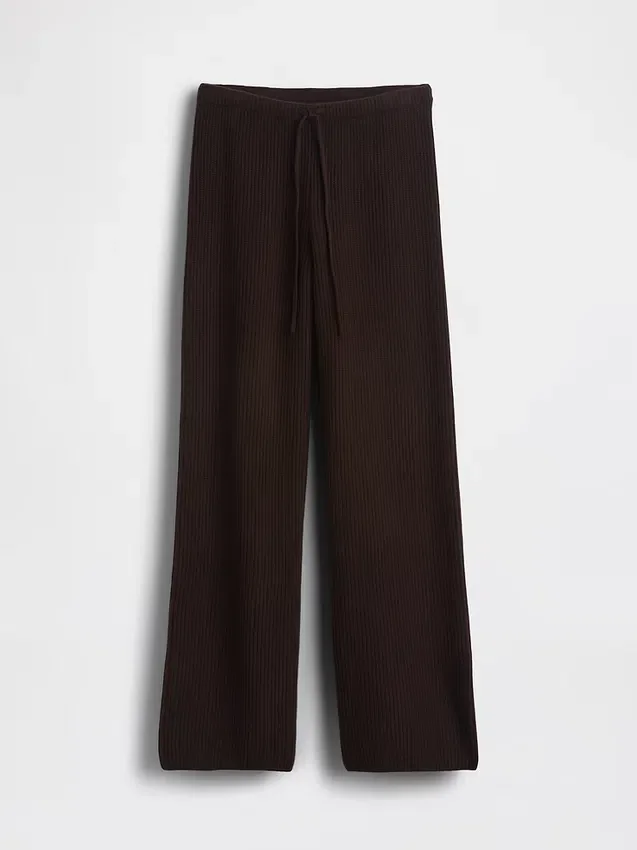 Pantalon en maille « Shaker Stitch » CashSoft